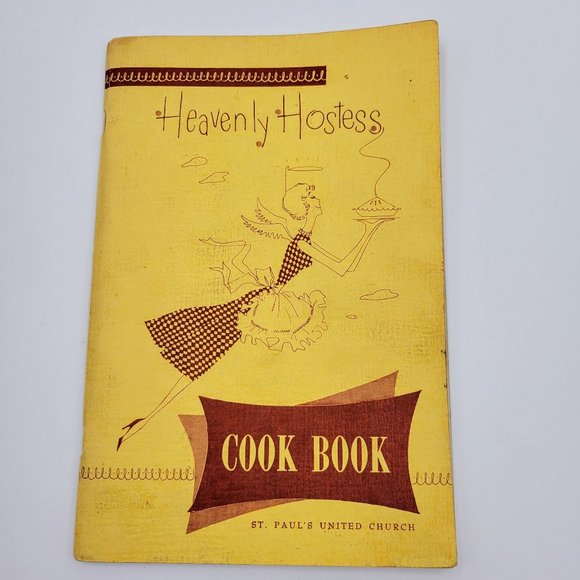 Vintage Heavenly Hostess Cook Book Recipe Cooking St. Paul’s United Church Edmon - Picture 1 of 11